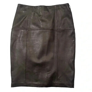 NWOT Antonio Melani LEATHER Skirt Size: Small